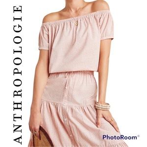 ✨ Frye x Anthropologie Elspeth Off The Shoulder Floral Top ✨